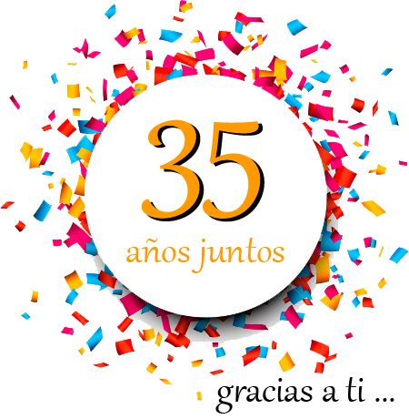 CELEBRA CON NOSTROS NUESTRO 35 ANIVERSARIO JUNTO A T